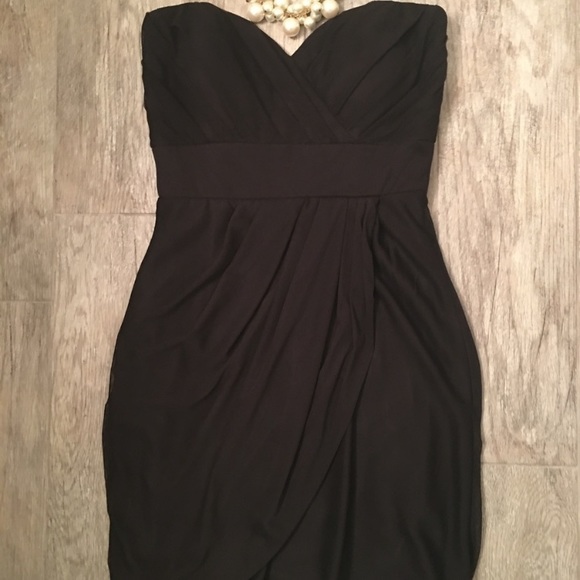 NWT Jasmine Black Strapless Dress Sz 6 oc20 - Picture 2 of 6